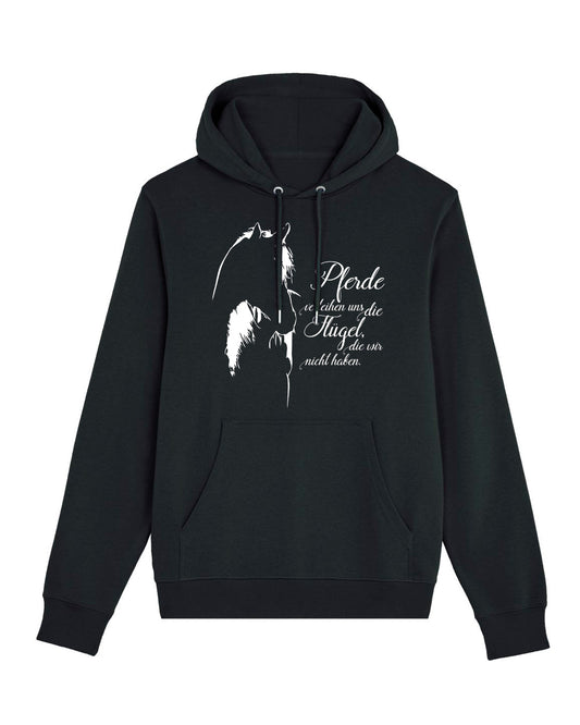 Hoodie "Pferde verleihen uns die Flügel, die wir nicht haben."