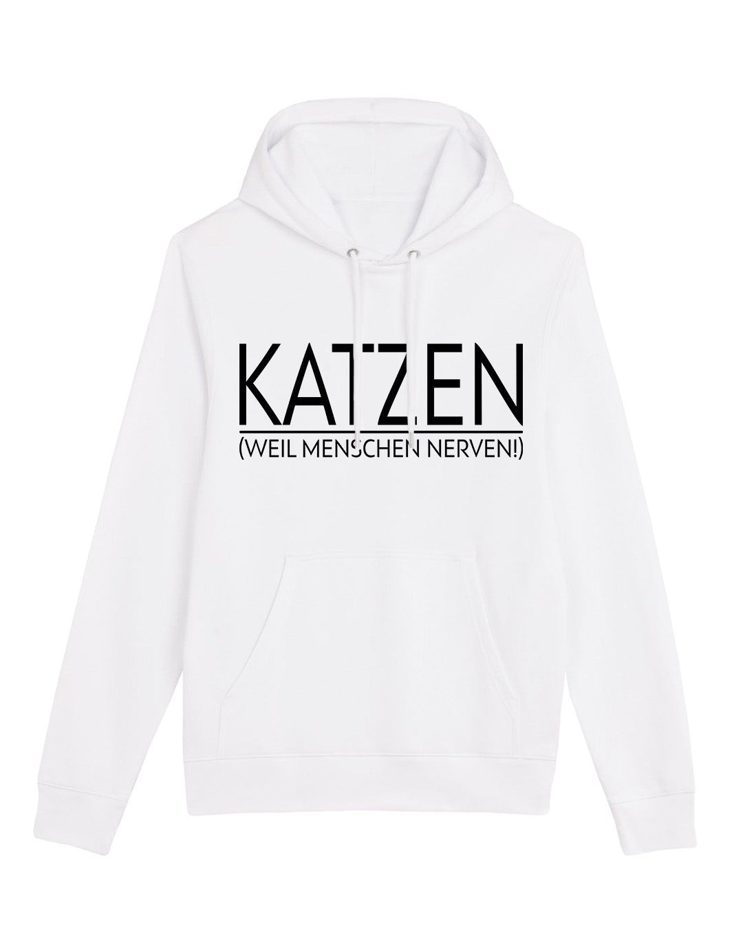 Hoodie "KATZEN (weil Menschen nerven!)"